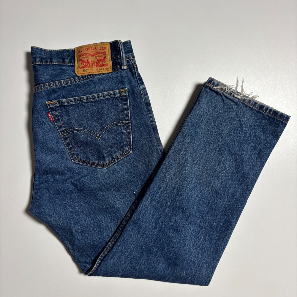 Vintage Blue Levi's 505 Jeans - W34 L30